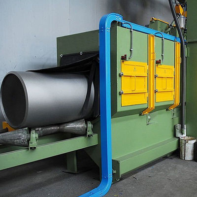 Steel Pipe Small Shot Blast Equipment Rust Removing Machine